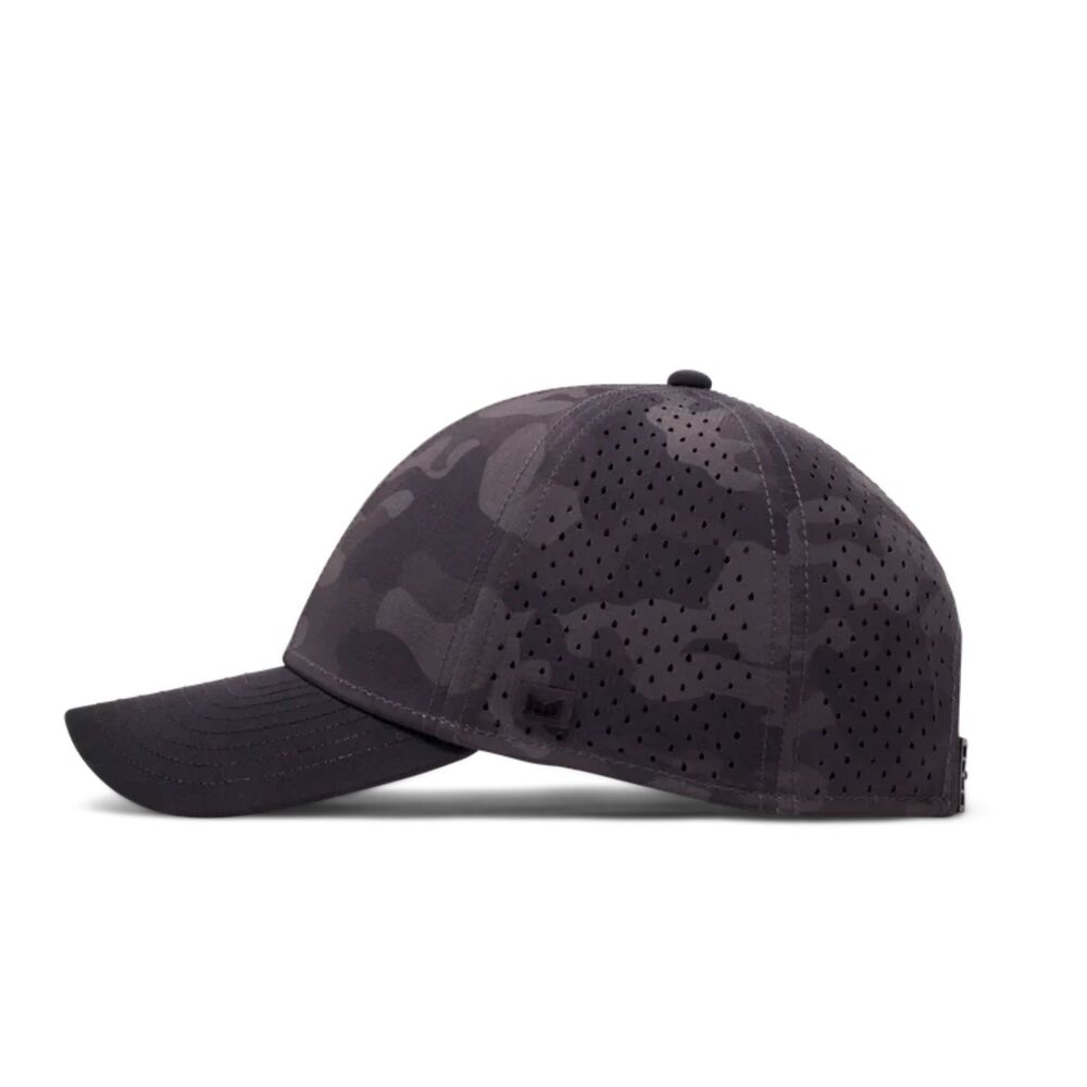 Melin A-Game Hydro Black Camo Performance Snapback Besom Pocket Men's OS - Picture 2 of 11
